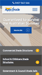 Mobile Screenshot of apexshade.com.au